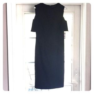 Black Dress with Key Hole Sleeves